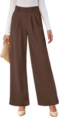 Wide Leg Pants for Women High Waisted Flowy Trousers - Versatile