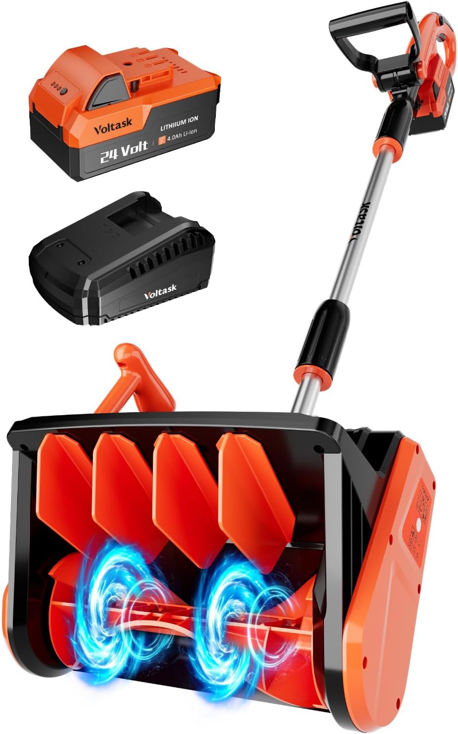 VOLTASK Cordless Snow Shovel for Efficient Snow Removal