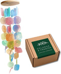 Beach Decor Wind Chimes for Outside - Capiz Shell Sea Glass