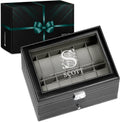 Maverton Personalized Watch Holder - Elegant 12-Slot Case
