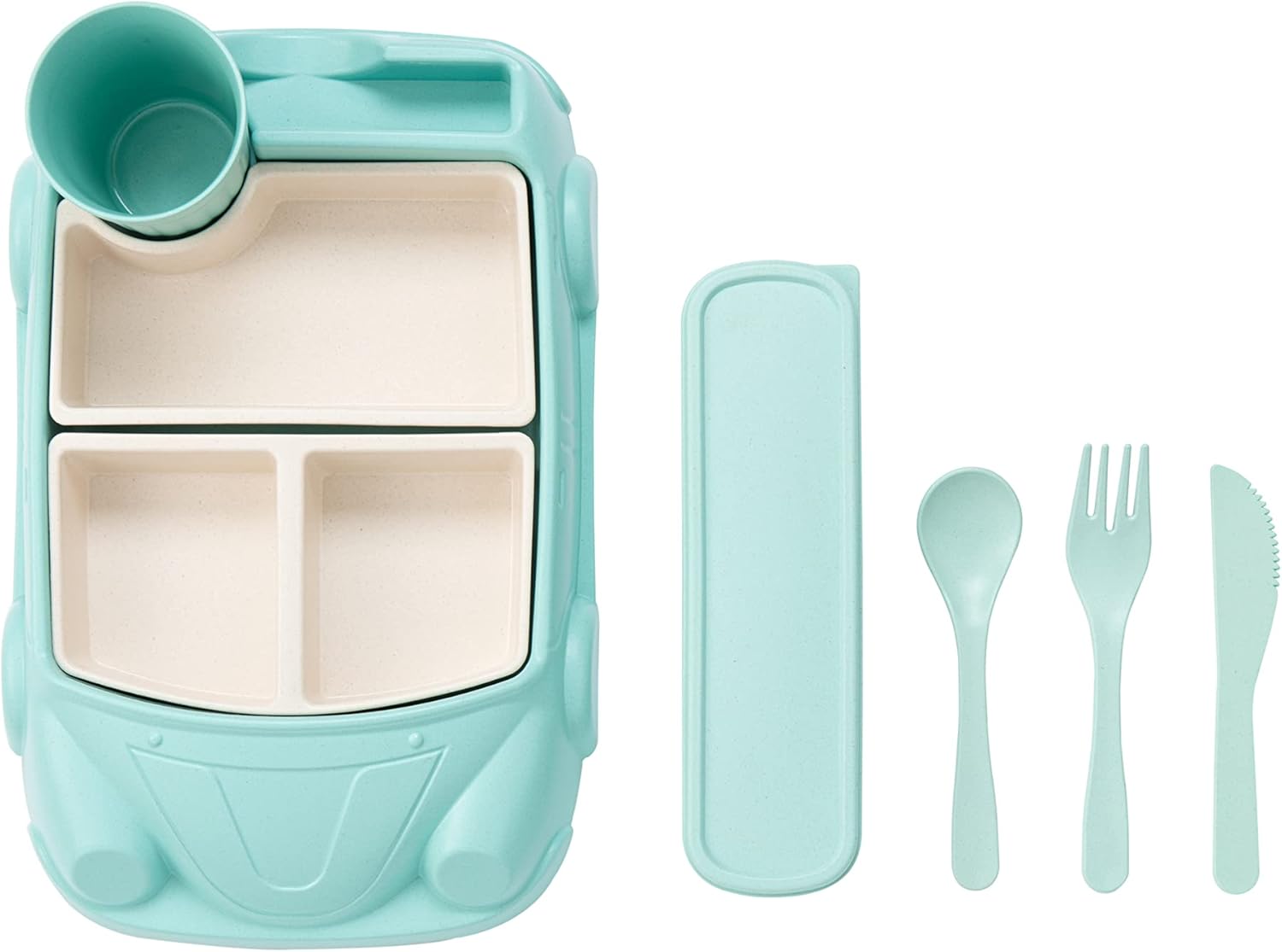 Kids Garden Car Plate Dinnerware Set for Happy Meal Times