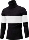 Men's Casual Slim Fit Turtleneck Sweater - Cozy Everyday Layer