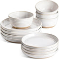 LE TAUCI Dinnerware Sets 12 PCS Arctic White - Service for Four