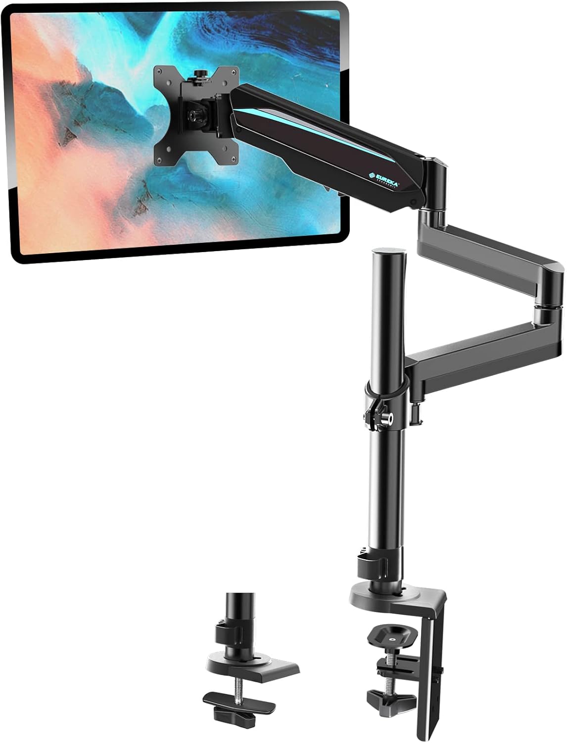 EUREKA ERGONOMIC Adjustable Gas Spring Monitor Arm for 13-32 in