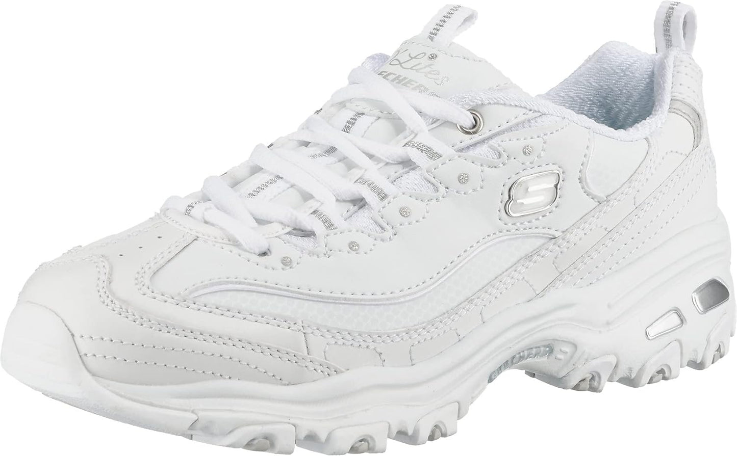 Skechers Women's D'Lites Fresh Start Memory Foam Lace-up Sneakers