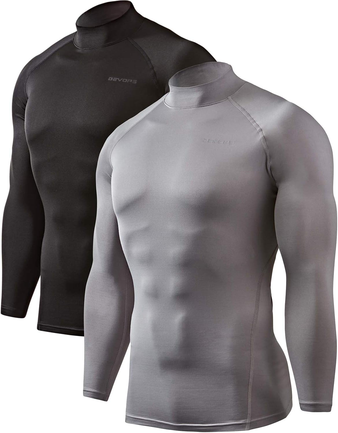 DEVOPS Men's Thermal Turtle Mock Neck Shirts for Ultimate Comfort