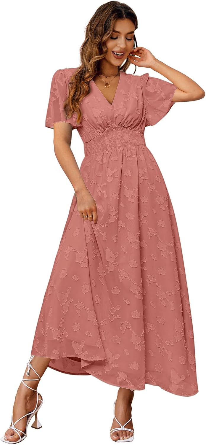 Simplee Women's Boho Floral Maxi Dress for Every Occasion