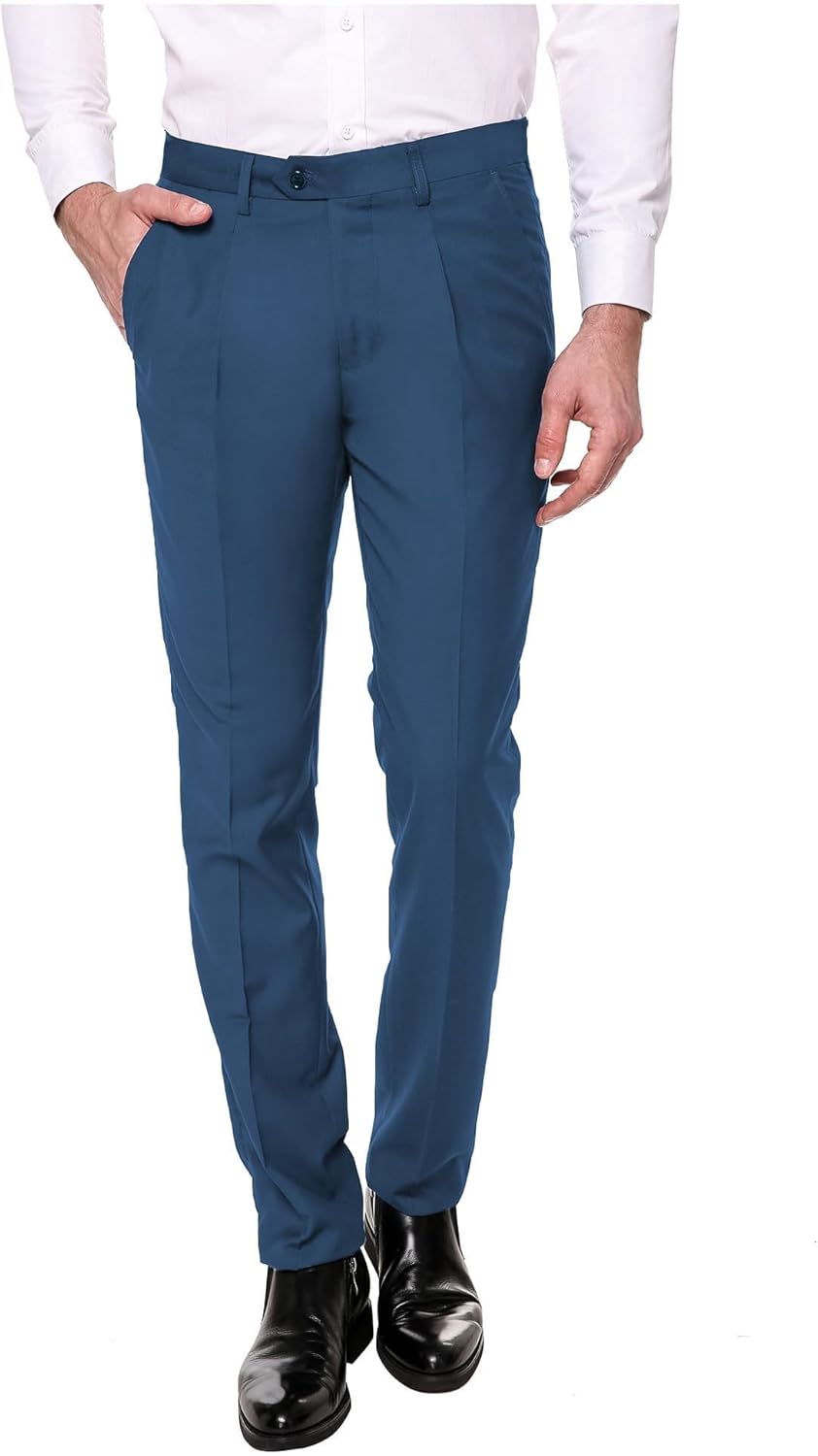 COOFANDY Men's Classic Fit Flat Front Dress Pants for Every Occasion
