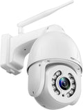 5MP PTZ Security Camera Outdoor Motion Tracking - Color Night Vision