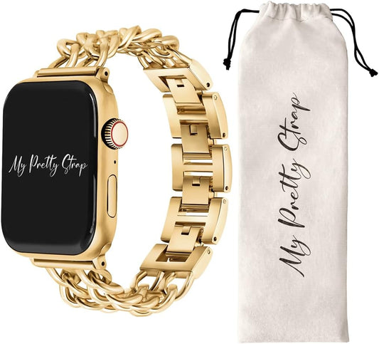 Premium Stainless Steel Apple Watch Band for Stylish Elegance
