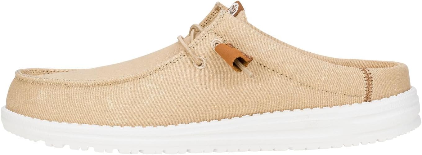 HEYDUDE Men's Wally Slip Stretch Canvas: Comfortable Loafers