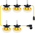 50FT Construction String Lights LED Industrial Grade - Portable Site