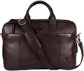 Leather Laptop Bag Handcrafted Floater Leather - Compact Office Travel