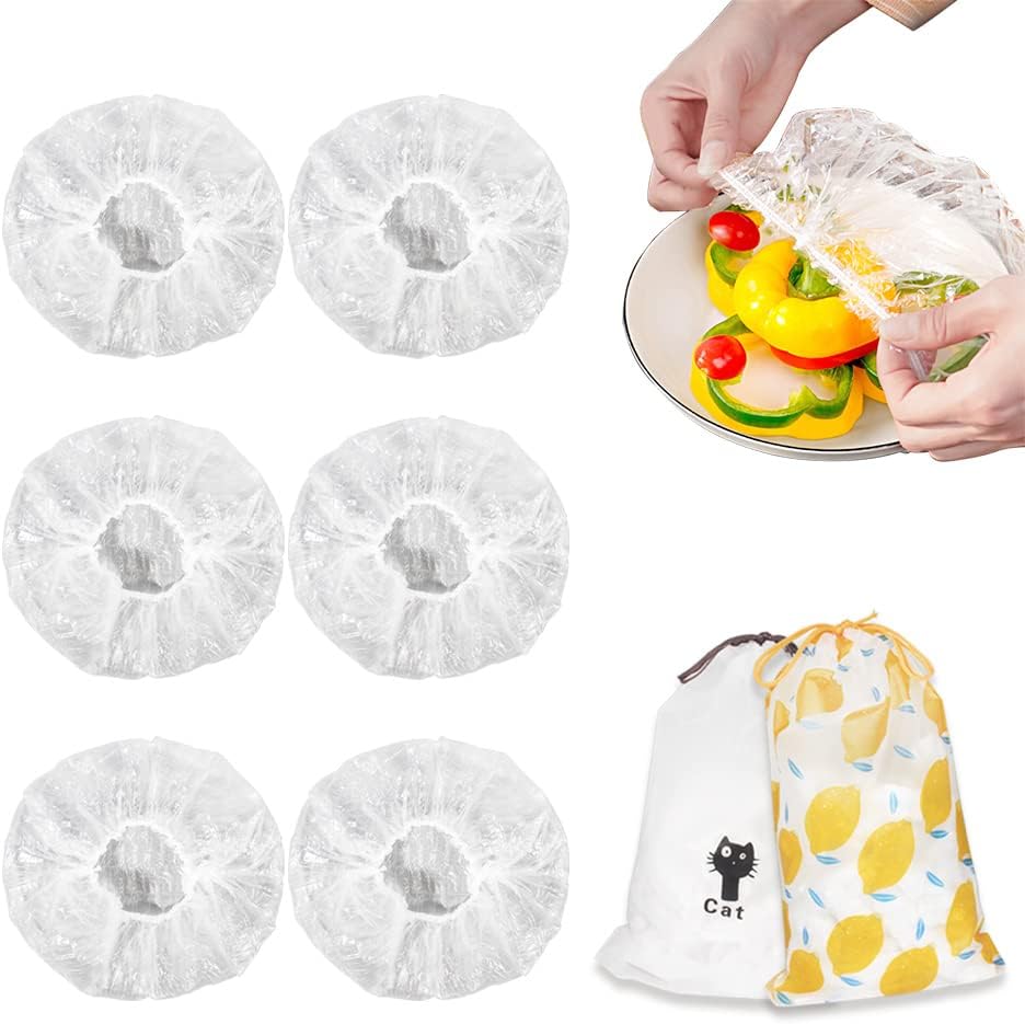 Reusable Elastic Bowl Covers - 200PCS - Outdoor Picnic Essential
