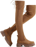 Shoe'N Tale Thigh High Knit Sock Boots for Women - Stylish Comfort