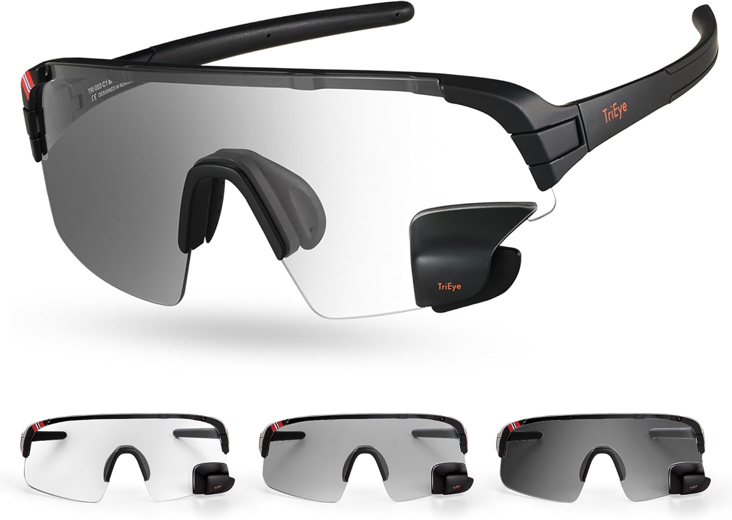 Cycling Glasses with Rear-view Mirror for Ultimate Safety