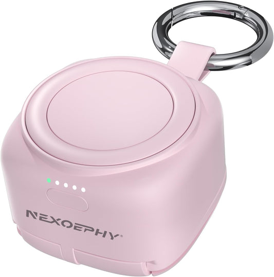 Ultra-Portable Apple Watch Charger in Dreamy Pink
