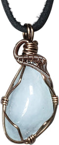 Men's Birthstone Crystal Necklace - Antique Bronze - Reversible Style