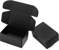 9x6x4 Black Shipping Boxes 24 Pack - Sturdy Matte Mailers