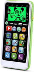 LeapFrog Chat and Count Emoji Phone, Green - Toddler Learning Toy