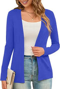 Women's Lightweight Open Front Cardigan - Breathable Everyday Layer