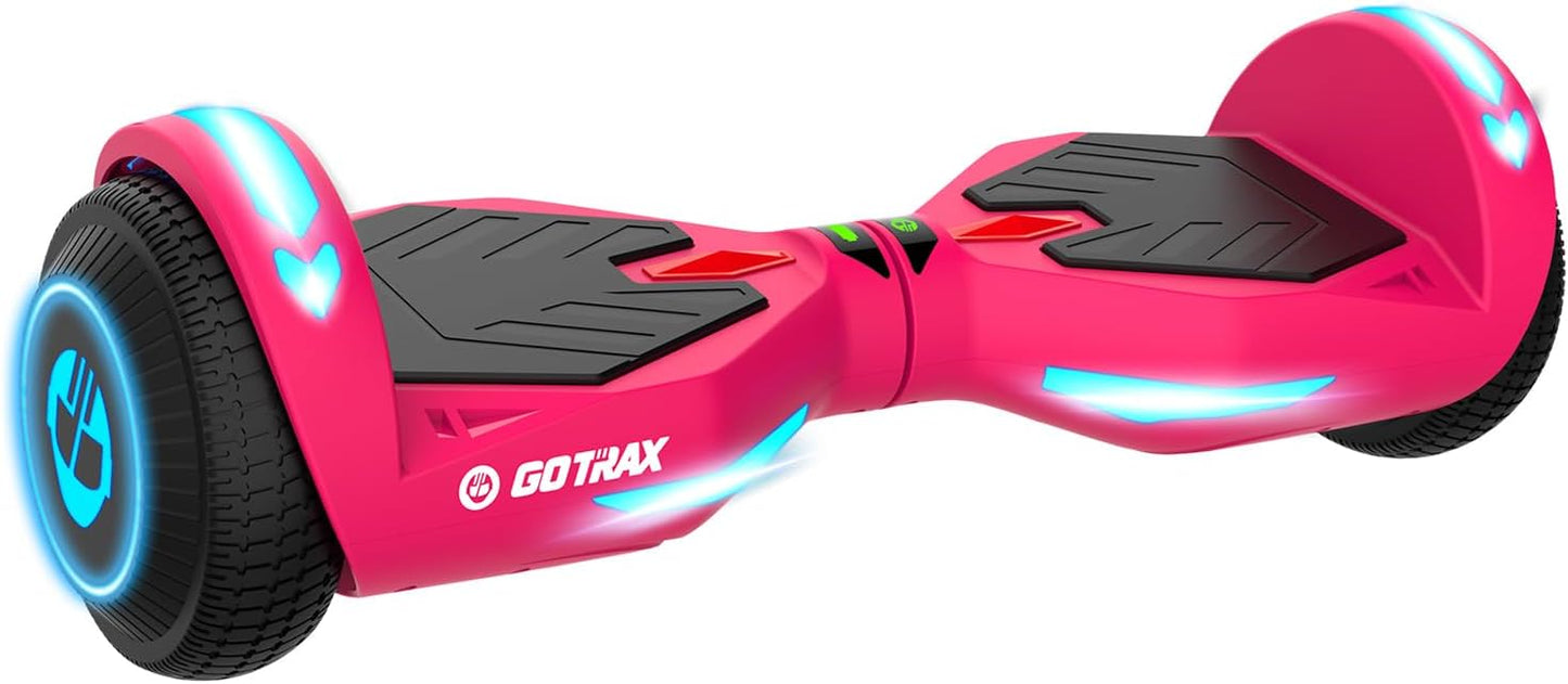 GOTRAX Hoverboard with 6.5in LED Tires for Safe Rides