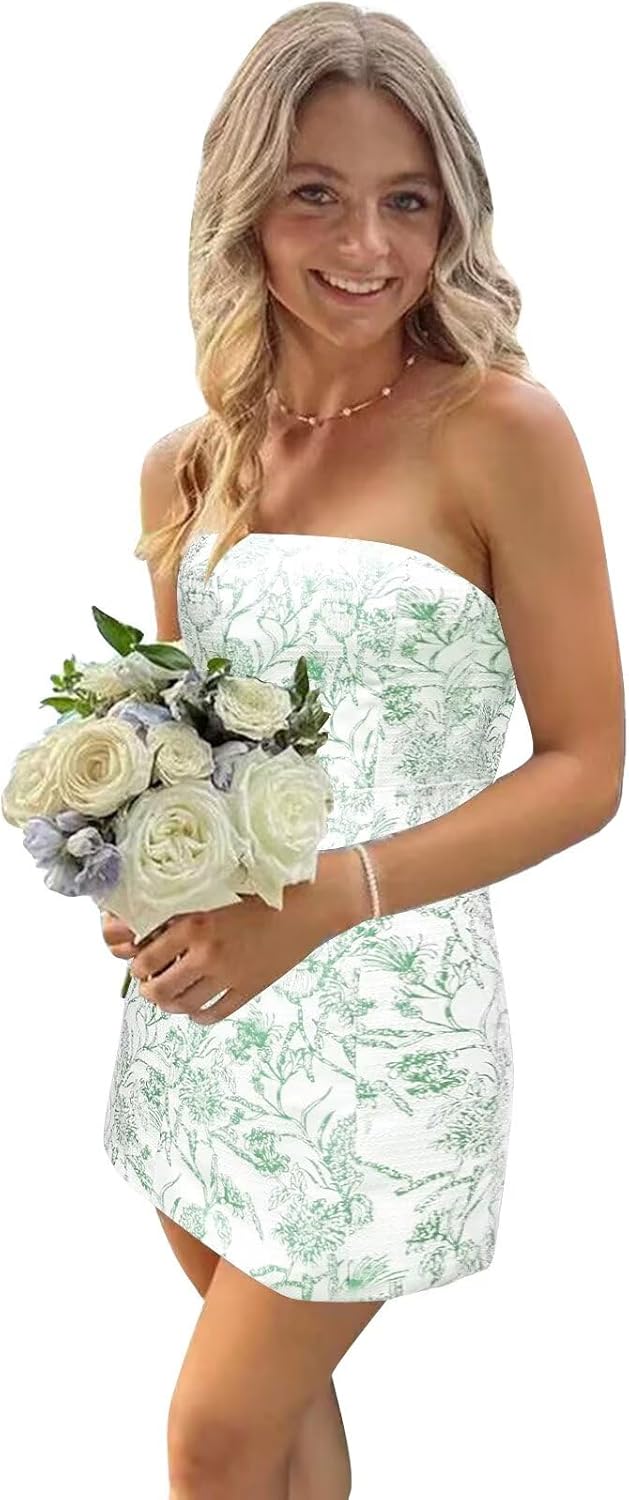 Stylish Strapless Satin Homecoming Dresses for Teens 2025