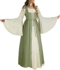Women's Renaissance Costume Medieval Dress - Comfortable Floor-Length