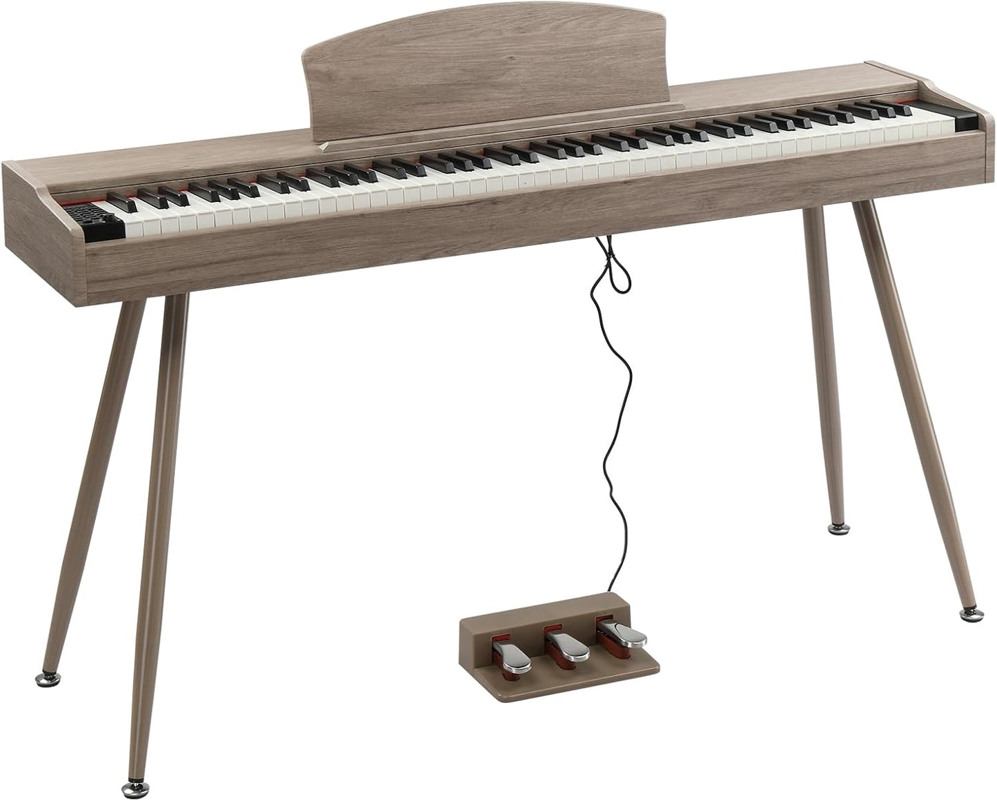 GLARRY Digital Piano Keyboard with 88 Keys and Bluetooth Features