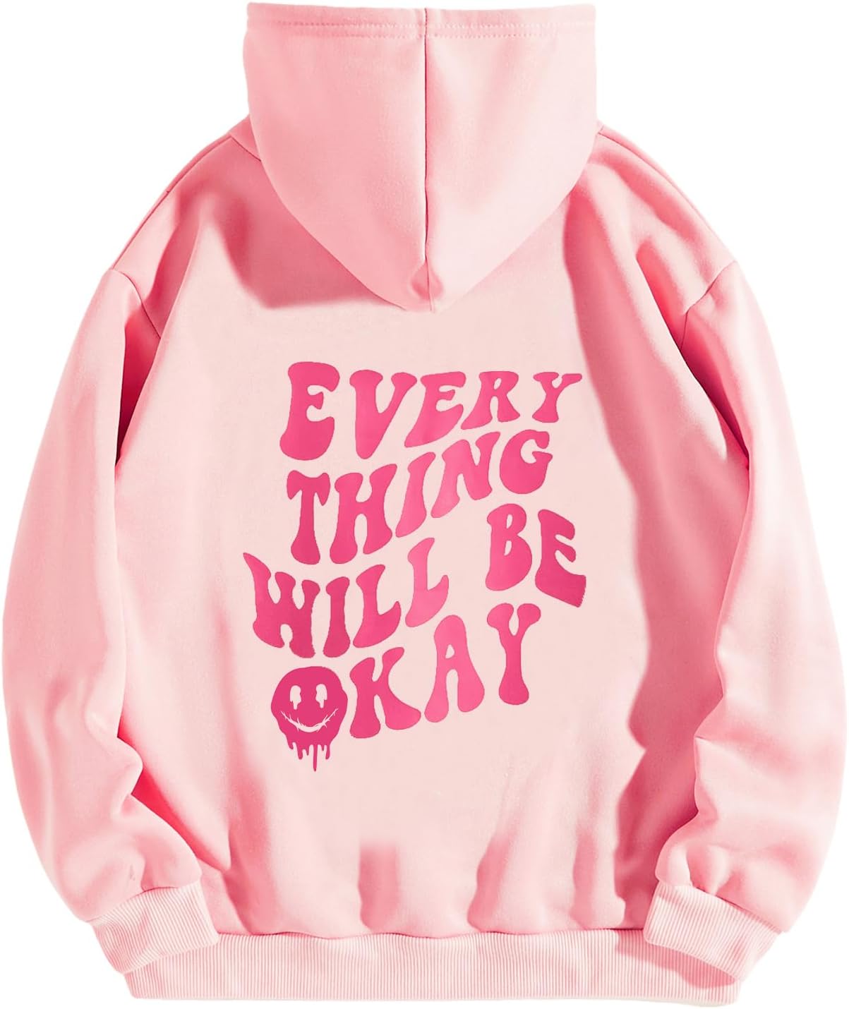 SOLY HUX Cozy Oversized Hoodie with Kangaroo Pocket