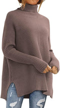 Trendy Oversized Turtleneck Sweater for Women - Fall Fashion