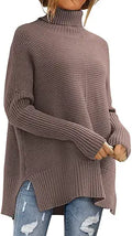 Oversized Turtleneck Sweater for Women - Cozy Slouchy Pullover