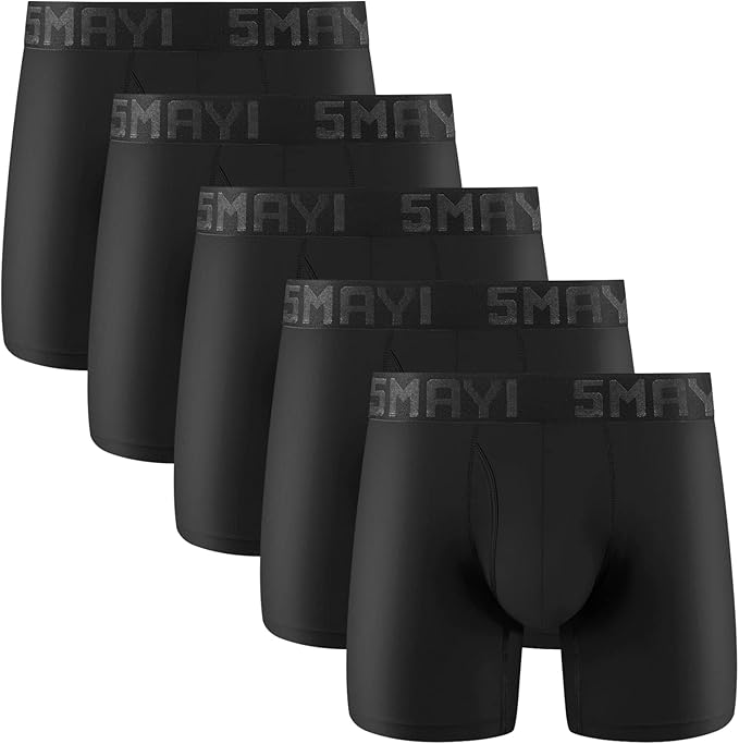 5Mayi Mens Athletic Underwear Boxer Briefs for Comfort and Fit