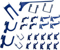 Wall Control Slotted Metal Pegboard Hook Kit - Deluxe Assortment