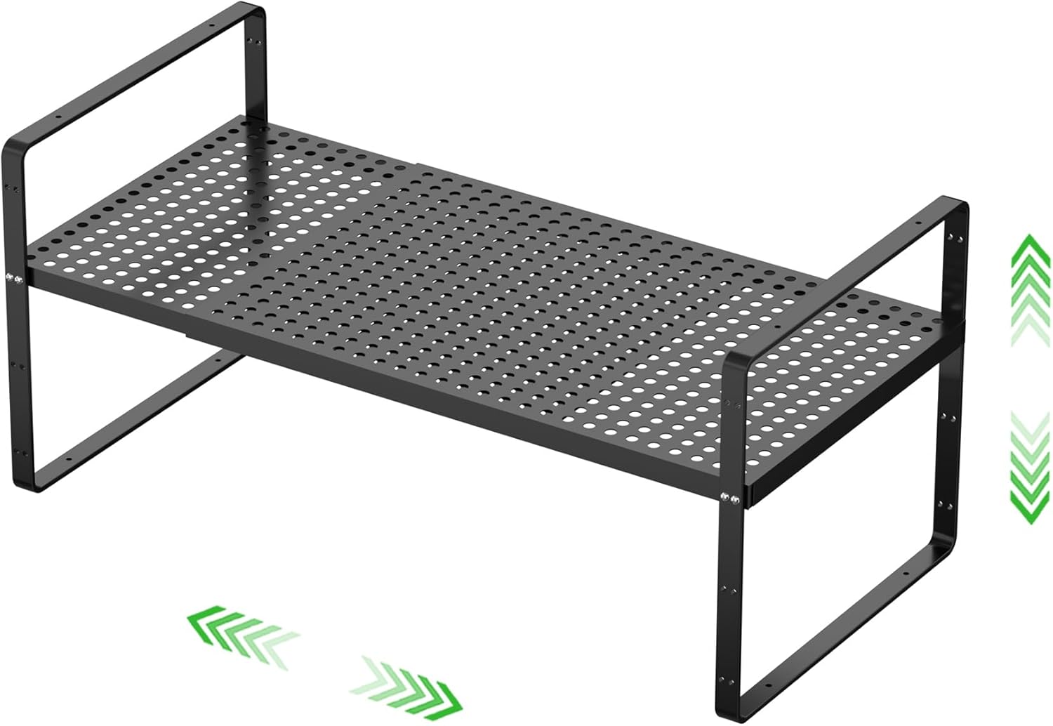 Expandable Cabinet Storage Shelf Organizer Rack for Kitchen Use