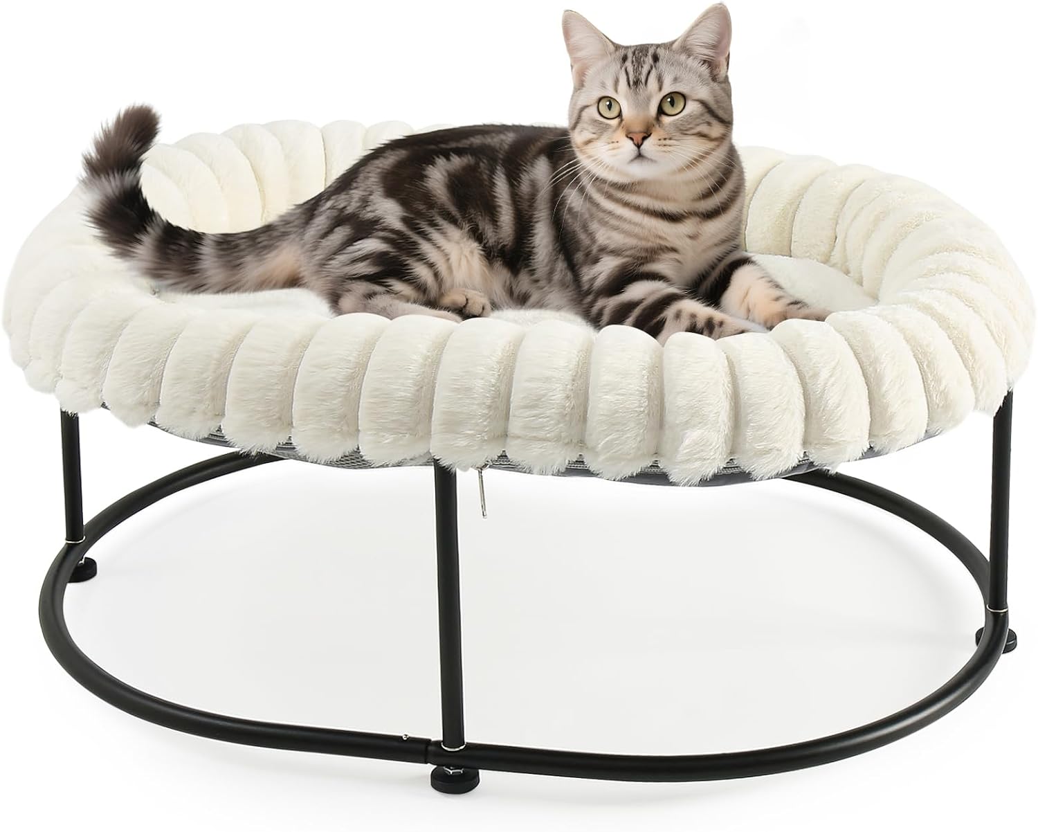 Elevated Cat Bed for Indoor Cats - Cozy Hammock for Pets