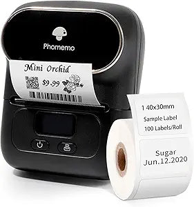Phomemo M110 Label Maker - Portable Bluetooth Thermal Printer
