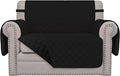 Oversized Chair Slipcover Black/Black - Water Resistant Protector