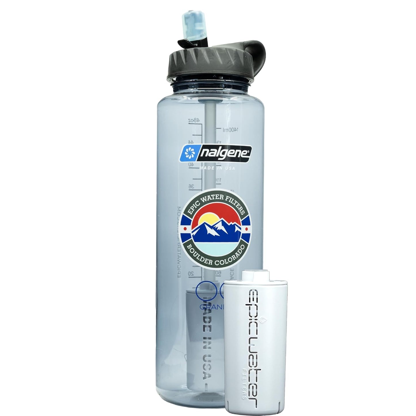 Epic Nalgene OG Water Bottle with Dual Filter Power for Adventures