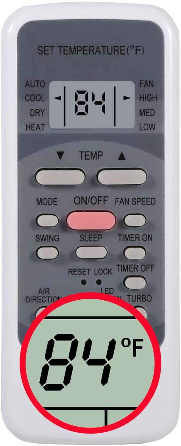 Remote Control for Midea & Milexus AC - Easy Replacement