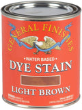 Water Based Dye 1 Quart Light Brown - Deep Grain Enhancement