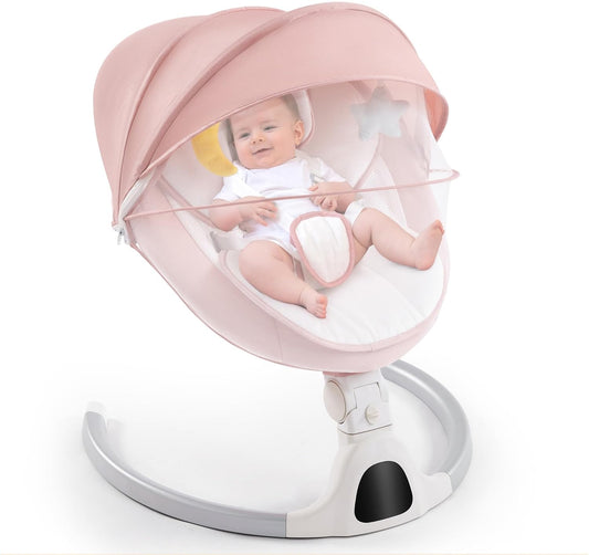 Baby Swing for Infants with Remote Control and Bluetooth Features