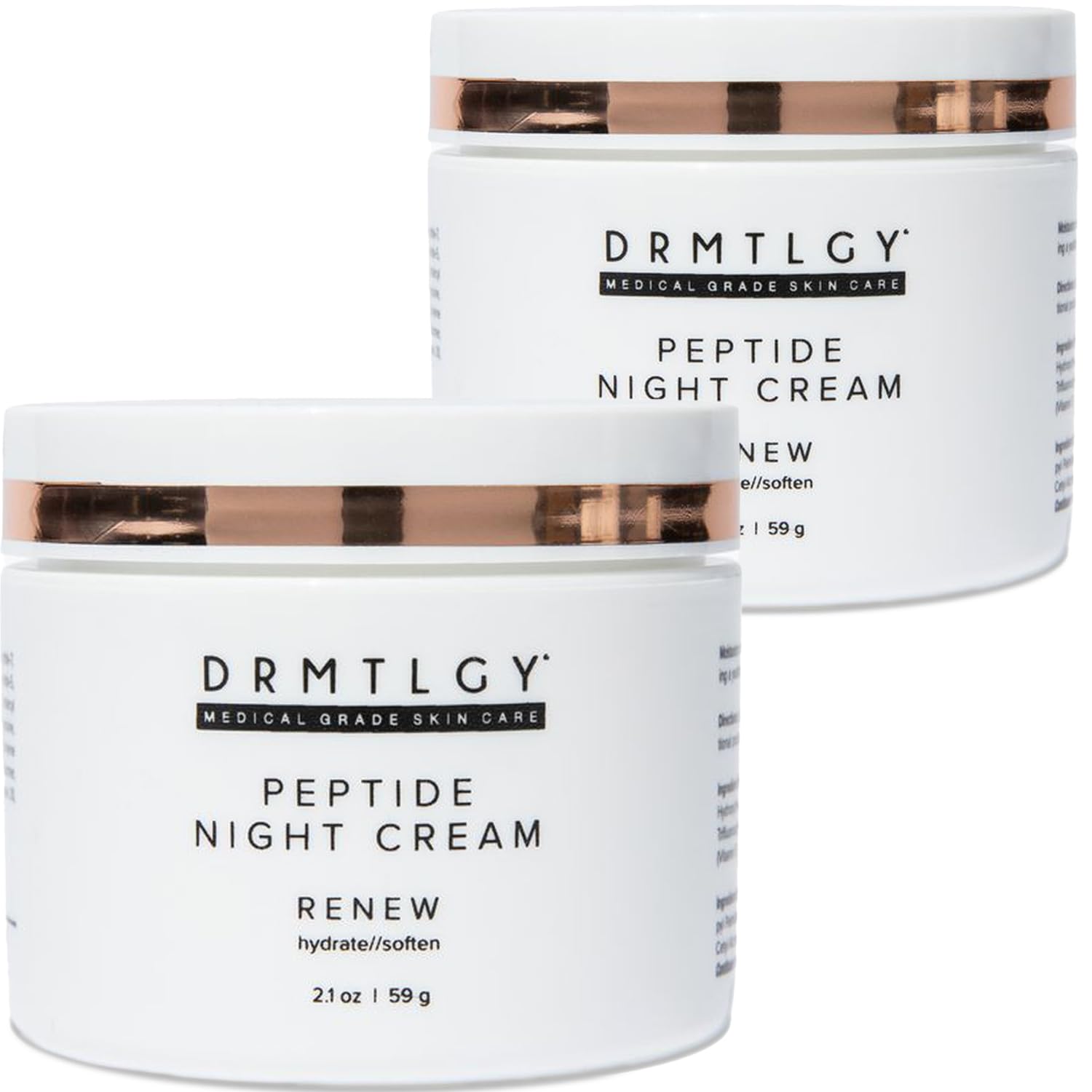 DRMTLGY Peptide Night Cream: Hydrating Moisturizer for All Skin