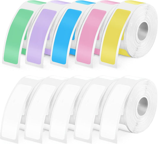 Gersoniel 1600 Pcs Colorful Label Tapes for D30 Printer
