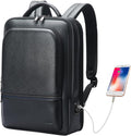 BOPai Genuine Leather Backpack for Men - Executive 15.6 in Laptop