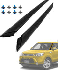 Windshield A-Pillar Trim Molding Set Compatible with 2014-2019 Kia