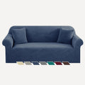 Jacquard Stretch Sofa Cover for 3 Cushion Couch - Pet Proof, Begonia
