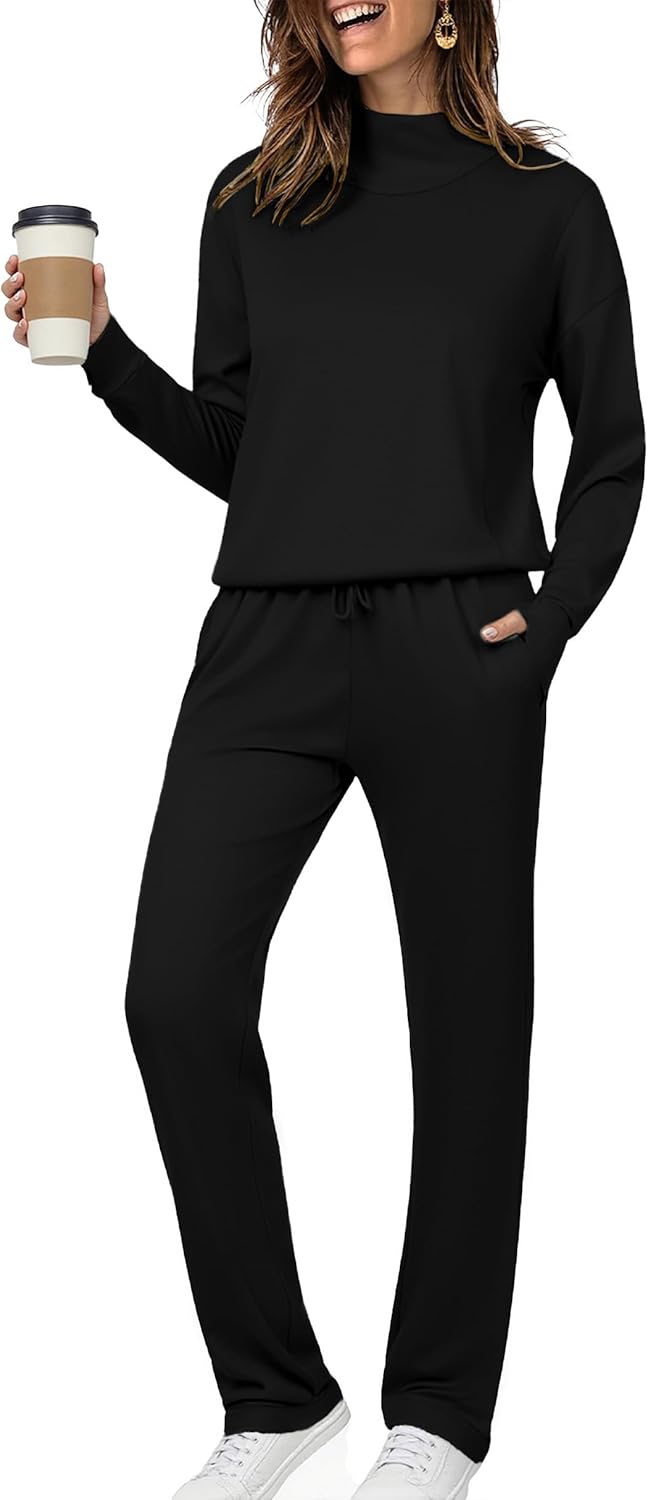 Totatuit Womens Lounge Sets Casual Sweatsuits for Fall Outfits