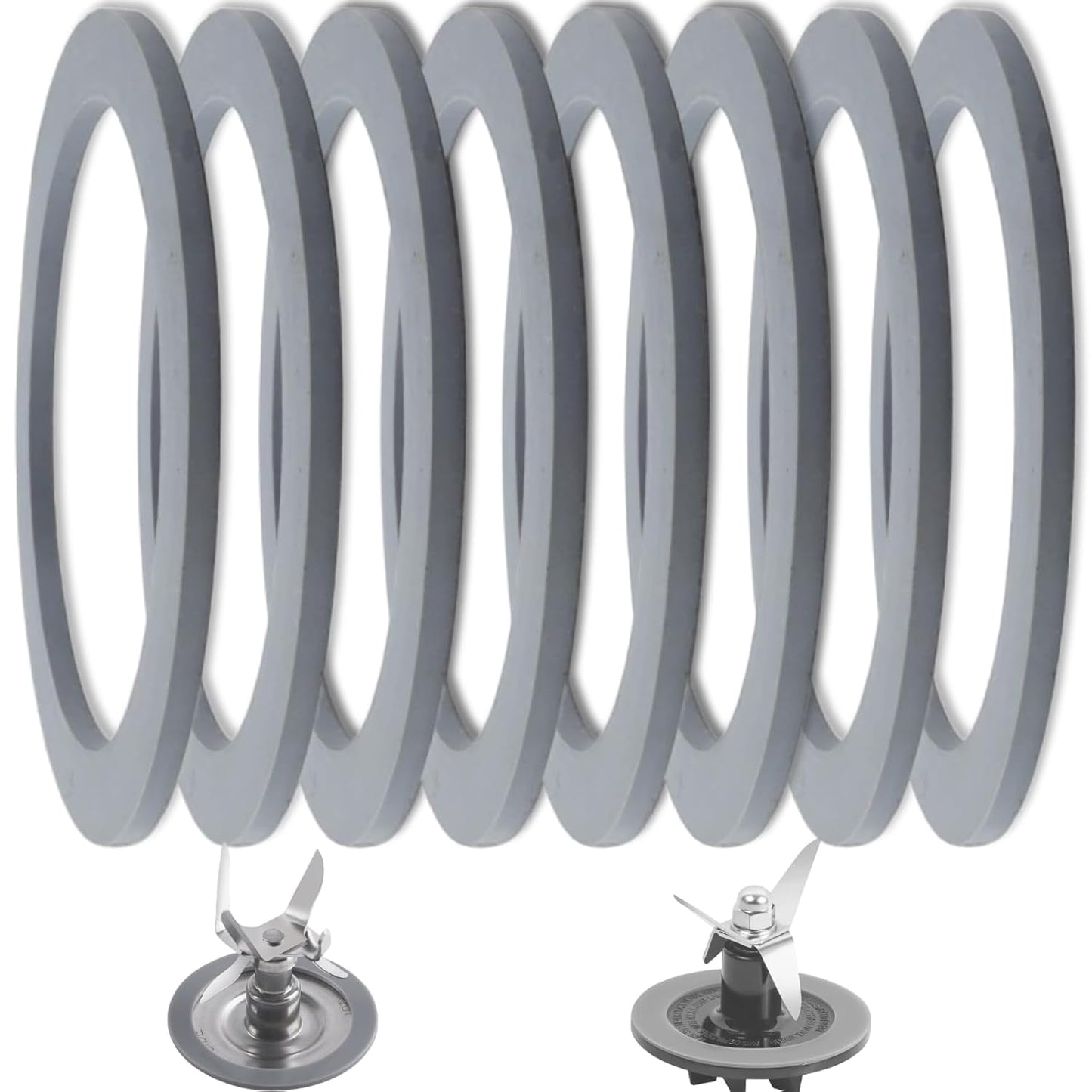 8-Pcs Rubber O-Ring Gaskets: Ultimate Oster Blender Seal!