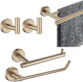 JQK Bathroom Hardware Set 5-Piece Champagne Bronze - Compact, Durable